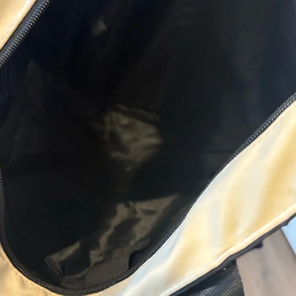 Cream And Black‎ Backpack